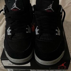 Jordan Kids Black and Silver Sneakers